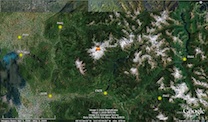 Map of cluster volcano-baker-distal